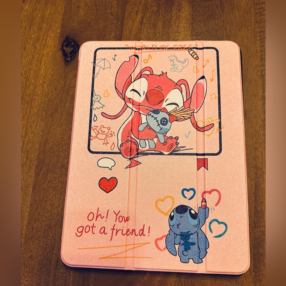 Stitch and Angel iPad 10th Generation Case
